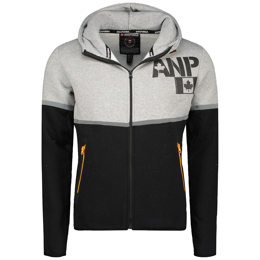 Gym tech stretch outlet block zip hoodie